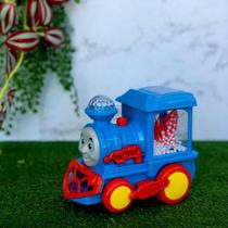 Brinquedo Trem Locomotiva Infantil Solta Fumaça E Luzes E Sons Fun Train