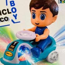 Brinquedo Triciclo Empina Gira 360 Bate E Volta Luzes E Som BOY - ISSAM