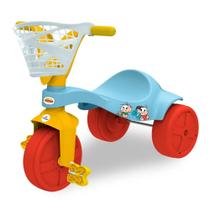 Brinquedo Triciclo Infantil Turma da Mônica com Cestinha indicado para Crianças a Partir de 2 Anos Xalingo - 07253