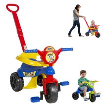 Brinquedo Tricicolo Motoca Infantil Empurrar Pedal Presente Menino Criança Bebê 1 2 3 anos Motoquinha