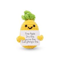 Brinquedo tricotado de batata com abacaxi NQEUEPN Funny Positive Brinquedo tricotado de batata com abacaxi NQEUEPN Funny Positive