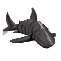 Brinquedo Tubarão Articulado 20cm Shark Jaws Bruce Flexível Antiestresse