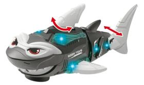 Brinquedo Tubarão Coleção Bate Volta Com Música E Luz Zoop