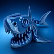 Brinquedo Tubarão Esqueleto Articulado Fidget Toy Baby Shark Criativo -