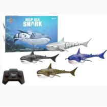 Brinquedo Tubarão Shark Recarregável Aquático Controle Remoto Brinquedo Tubarão Shark Recarregável Aquático Controle Remoto