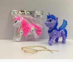 Brinquedo Unicornio De Brinquedo C/ Som Luz Musical Anda Ponei Cavalo