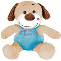Brinquedo Ursinho Pelúcia Cachorrinho Grande Presente 40cm - Bee Toys