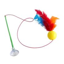Brinquedo Varinha e Bolinha com ventosa - para Gatos Brinquedo Varinha e Bolinha com ventosa - para Gatos