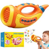 Brinquedo Voice Changer Aooess para crianças de 3 a 8 anos com sons e luz de animais Brinquedo Voice Changer Aooess para crianças de 3 a 8 anos com sons e luz de animais