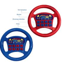Brinquedo Volante AZUL ou VERMELHO Interativo Com Som