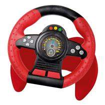 Brinquedo Volante Infantil Giro 360 Com Sons e Fixação Para Carros Dm Toys