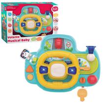 Brinquedo Volante Musical Carro Luz Som Infantil Guta Guti