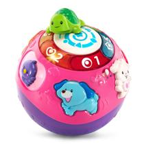Brinquedo VTech Wiggle and Crawl Ball Roxo - Para Crianças de 6 a 36 Meses