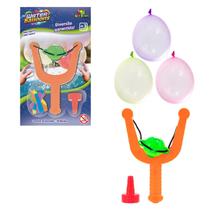 Brinquedo Water Ballon Com 10 Bexigas de Água E Estilingue