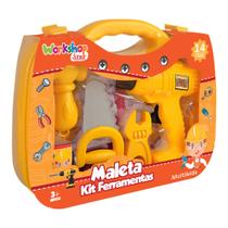 Brinquedo Workshop Jr Maleta Kit de Ferramentas para Crianças +3 Anos Multikids - BR2009