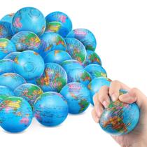 Brinquedo World Stress Balls BBTO Globe de 7,6 cm, 50 unidades Brinquedo World Stress Balls BBTO Globe de 7,6 cm, 50 unidades