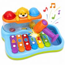 Brinquedo Xilofone Musical Cachorrinho Colorido Divertido - Castela