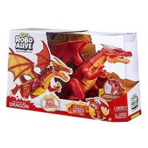 Brinquedo Zuru Robo Alive Dragao Sopro de Fogo Candide 1112