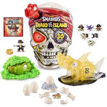 Brinquedo ZURU SMASHERS Dino Island Giant Skull com mais de 30 surpresas (5+)