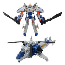 Brinquedo zyubou 2 em 1 Robô Transformável Helicóptero 18 cm Brinquedo zyubou 2 em 1 Robô Transformável Helicóptero 18 cm