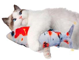 BrinquedoBrinquedo Para Gatos Interativos Peixe Elétrico Carpa Usb - ETILUX