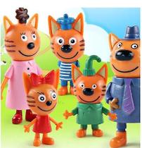 Brinquedos Action Figure, 5 unidades/lote, carro russo Three Little Kittens