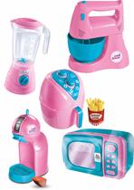 Brinquedos Air Fryer Batedeira Cafeteira micro ondas liqu. - Zuca Toys