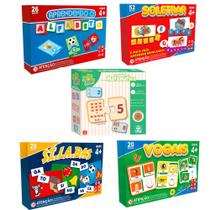 Brinquedos Alfabetização Aprender Ler Escrever Soletrar Vogais Matematica Brinquedos Alfabetização Aprender Ler Escrever Soletrar Vogais Matematica