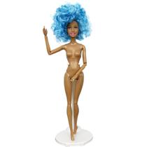 Brinquedos articulares DIY com braços flexíveis pernas enraizadas cabelo preto pele africana modelo de boneca - 26