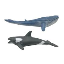 Brinquedos Baleias Orca E Jubarte Em Vinil Coleção Realista Brinquedos Baleias Orca E Jubarte Em Vinil Coleção Realista