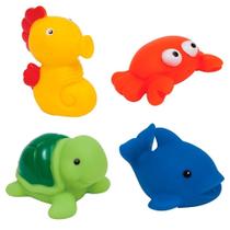 Brinquedos Bebê Bichinhos de banho animais marinhos á partir 3 Meses - BUBA