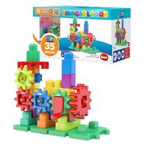 Brinquedos Blocos De Montar Imagiblocos Ii Coloridos Dismat