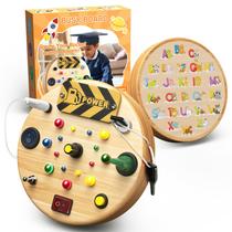 Brinquedos Busy Board SOOTFRO Montessori com luz LED de 1 a 6 anos Brinquedos Busy Board SOOTFRO Montessori com luz LED de 1 a 6 anos