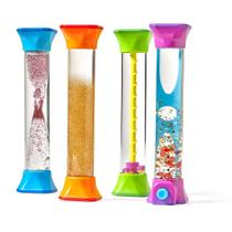Brinquedos Calmantes Sensory Fidget Tubes hand2mind para Crianças (Conjunto com 4)