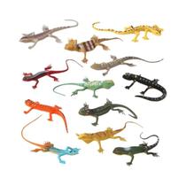 Brinquedos Cognitivos Coloridos De Modelos De Lagartos, Cobras, Dragões E Geckos (12 Peças) Brinquedos Cognitivos Coloridos De Modelos De Lagartos, Cobras, Dragões E Geckos (12 Peças)