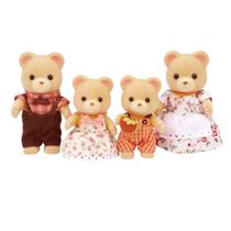 Brinquedos colecionáveis Calico Critters Cuddle Bear Family 4 unidades