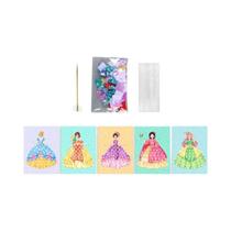 Brinquedos Criativos De Arte Em Tecido Para Crianças, 3 Peças, Cartões De Adesivos, Quebra-Cabeça