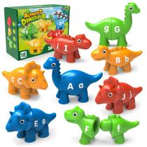 Brinquedos de aprendizagem Edumoteso Dinosaur Alphabet 26 unidades, mais de 18 milhões de crianças