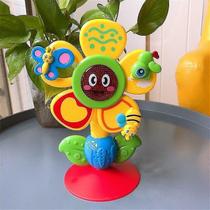 Brinquedos de atividade do bebê mesa giratória de roda gigante ventosas tricolor brinquedo recém-nascidos chocalhos criativos e celulares