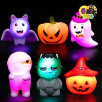 Brinquedos de banho JOYIN Halloween Light-Up, 6 unidades para bebês e crianças pequenas
