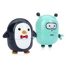 Brinquedos de banho Nuby Silly Squirts Robot and Penguin, 2 unidades