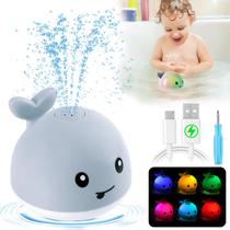 Brinquedos de banho para bebês Gigilli Recarregável Whale Sprinkler de 1 a 3 anos