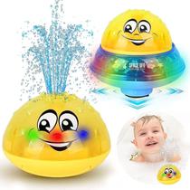 Brinquedos de banho para crianças, 2 em 1 Indução Spray Water Toy com Mu