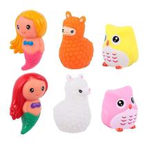 Brinquedos de banho para crianças, luzes intermitentes de indução para bebês, conjunto de 6 Brinquedos de banho para crianças, luzes intermitentes de indução para bebês, conjunto de 6