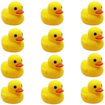 Brinquedos de banho pré-escolares Rubber Ducks umbresen Yellow 12 unidades Brinquedos de banho pré-escolares Rubber Ducks umbresen Yellow 12 unidades