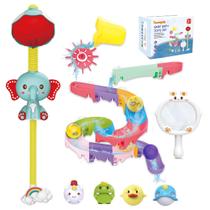 Brinquedos de banho taseyok Toddler com sprays de banho de elefante e escorregador Brinquedos de banho taseyok Toddler com sprays de banho de elefante e escorregador