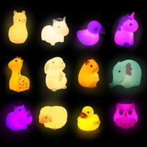 Brinquedos de banho TOY Life Animals Light Up 12 unidades para crianças de 4 a 8 anos