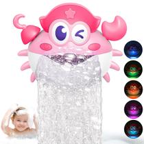 Brinquedos de banho Toyjolka Light Up Crab Bath Bubble Maker Kids 1-3