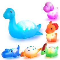 Brinquedos de banho VIBOYLAR Dinosaur Light-Up Floating para crianças de 1 a 3 anos Brinquedos de banho VIBOYLAR Dinosaur Light-Up Floating para crianças de 1 a 3 anos
