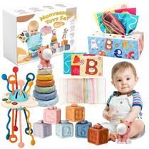 Brinquedos de bebê FEBALHS Montessori para crianças com mais